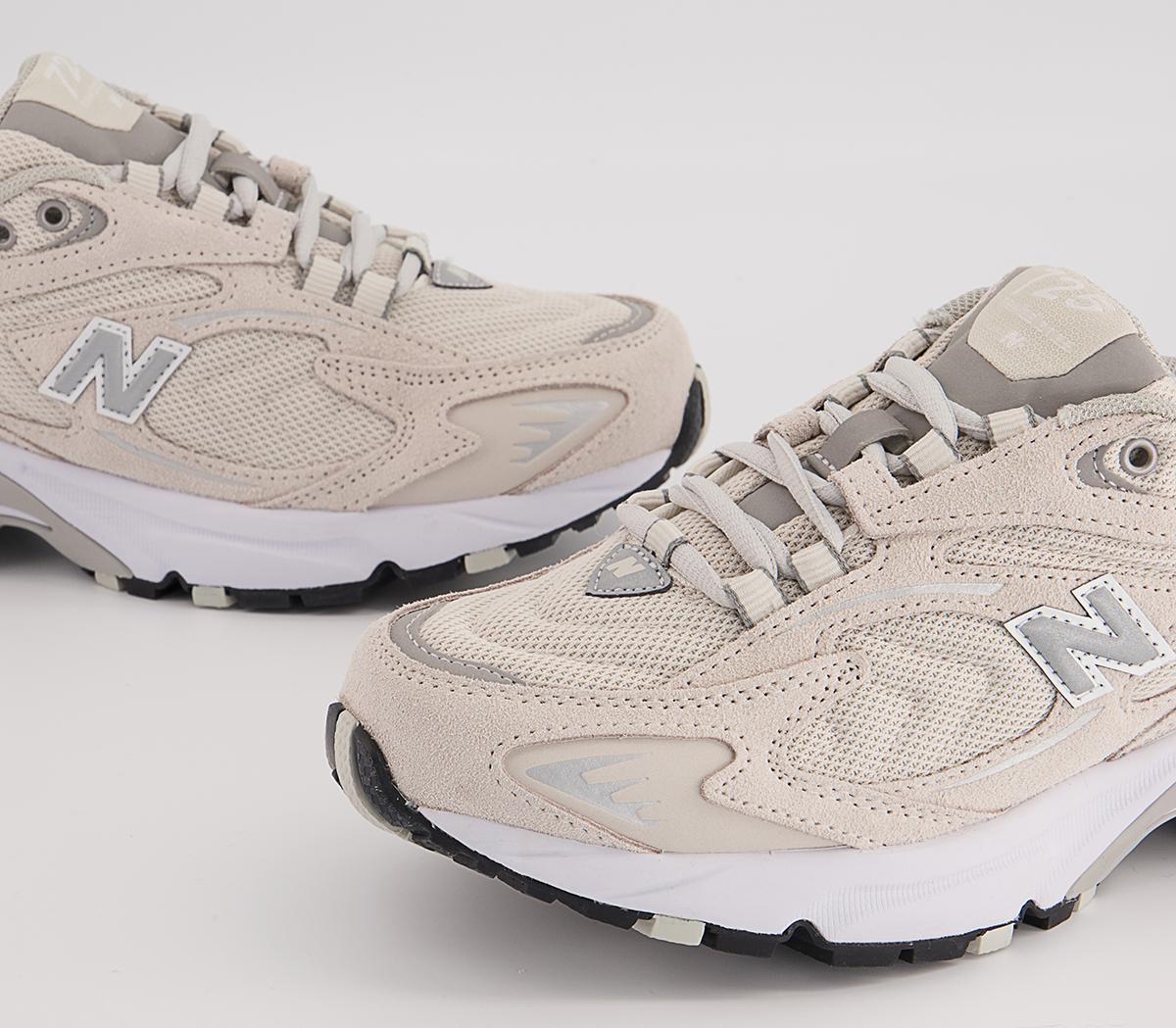 New Balance 725 Trainers Grey Peach White - Women's Trainers