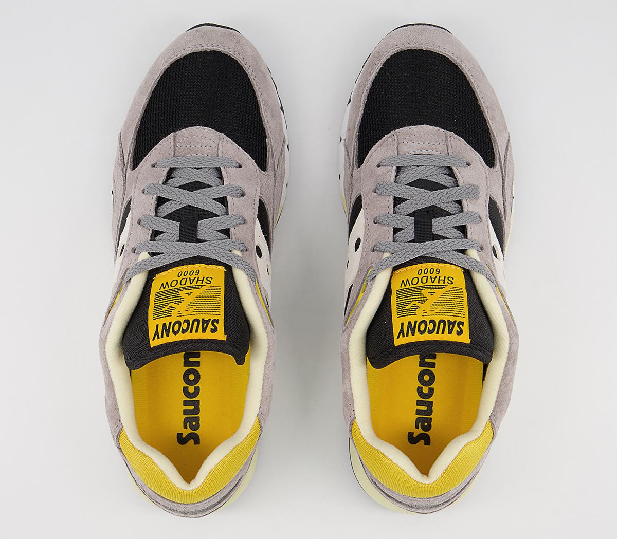 Saucony Saucony Shadow 6000 Trainers Saucony Saucony Shadow 6000 Trainers Grey Black