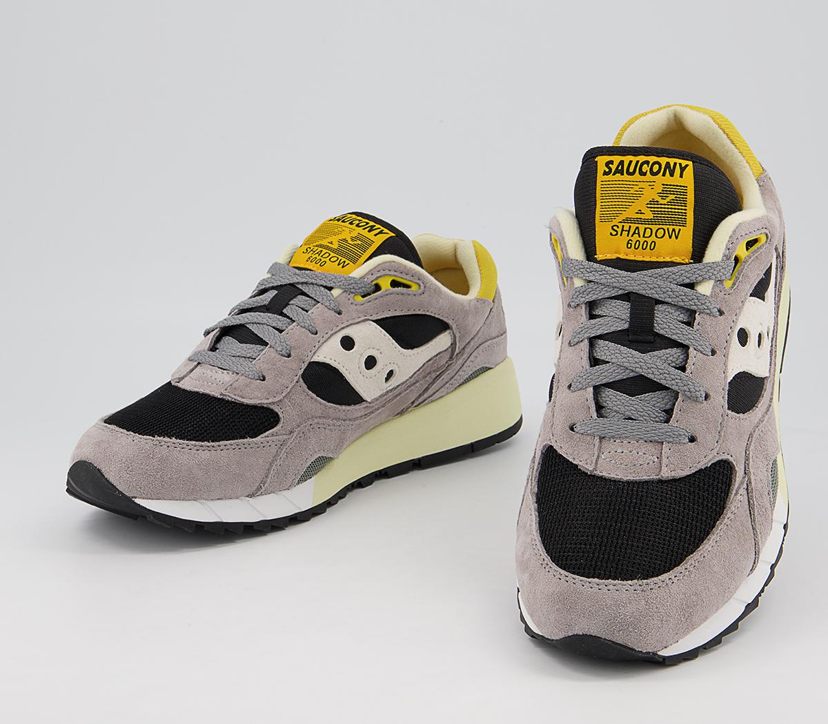 Saucony Saucony Shadow 6000 Trainers Saucony Saucony Shadow 6000 Trainers Grey Black