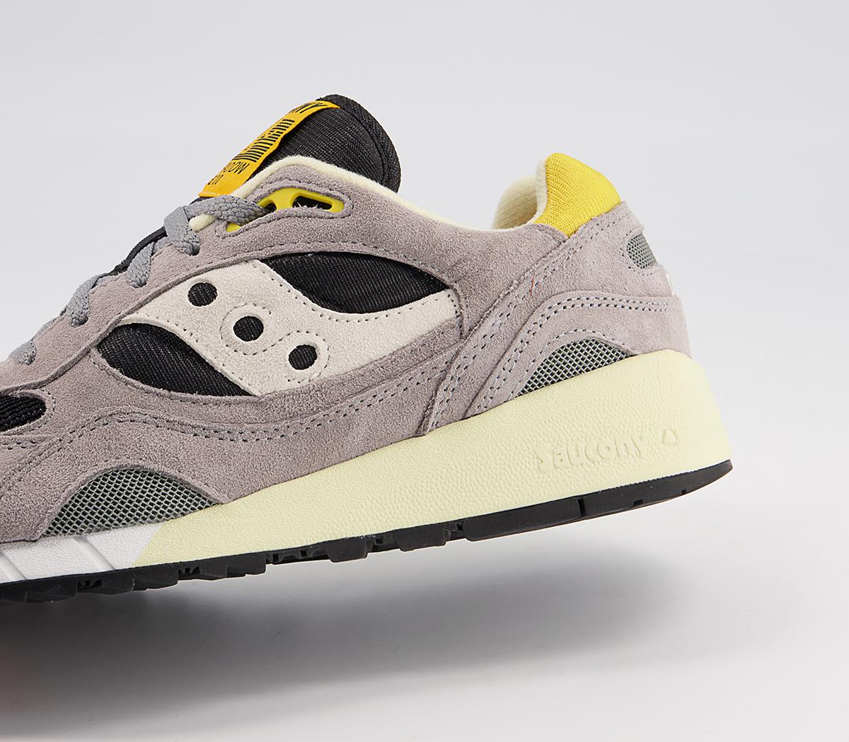 Saucony Saucony Shadow 6000 Trainers Saucony Saucony Shadow 6000 Trainers Grey Black