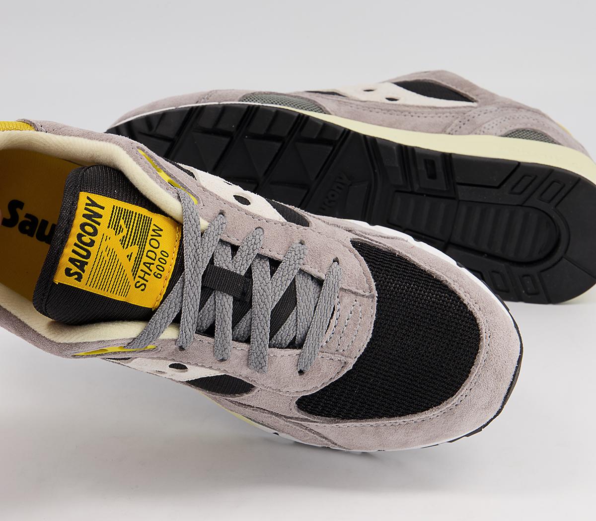 Saucony Saucony Shadow 6000 Trainers Saucony Saucony Shadow 6000 Trainers Grey Black