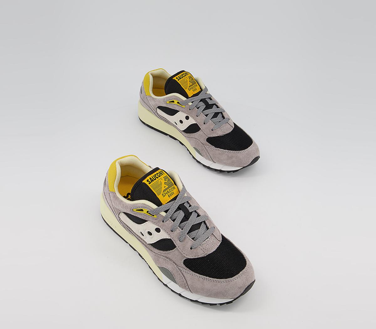 Saucony Saucony Shadow 6000 Trainers Saucony Saucony Shadow 6000 Trainers Grey Black