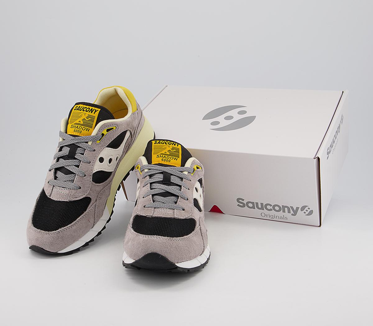 Saucony Saucony Shadow 6000 Trainers Saucony Saucony Shadow 6000 Trainers Grey Black