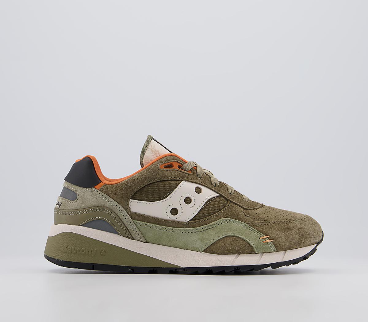 SauconySaucony Shadow 6000 Trainers SauconySaucony Shadow 6000 TrainersOlive Orange