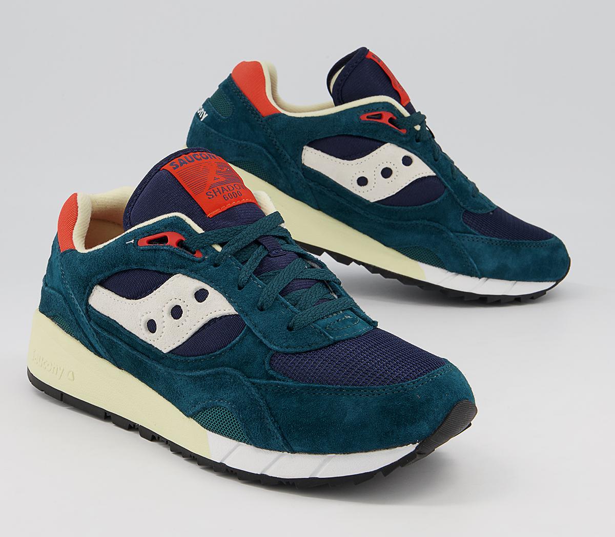 Saucony Saucony Shadow 6000 Trainers Saucony Saucony Shadow 6000 Trainers Green Navy