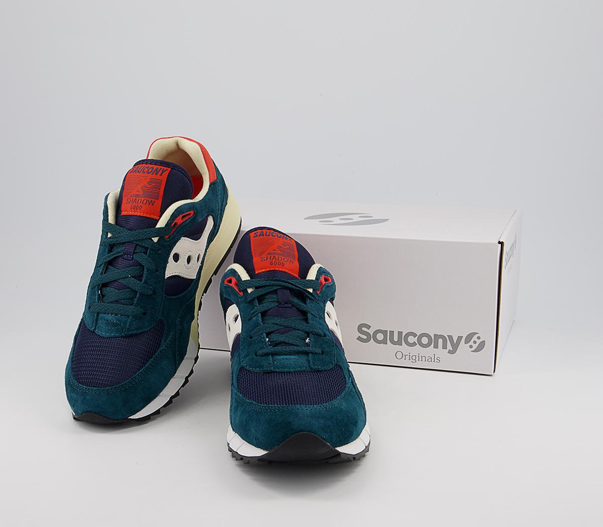 Saucony Saucony Shadow 6000 Trainers Saucony Saucony Shadow 6000 Trainers Green Navy