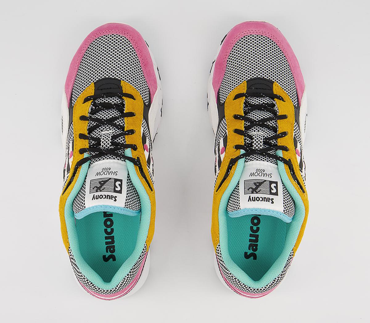 Saucony Saucony Shadow 6000 Trainers Saucony Saucony Shadow 6000 Trainers Liquorice Multi