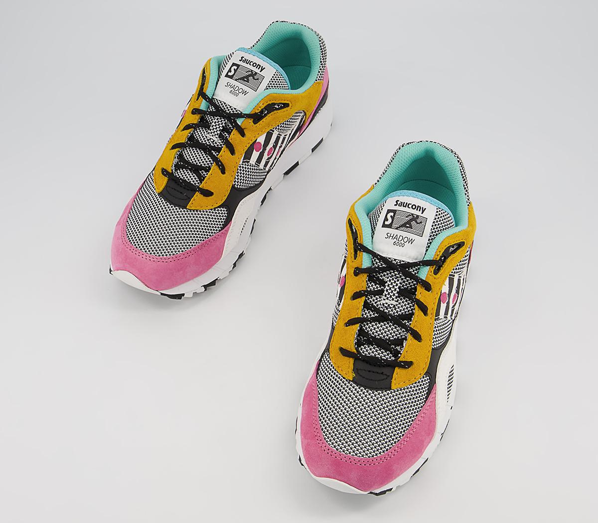 Saucony Saucony Shadow 6000 Trainers Saucony Saucony Shadow 6000 Trainers Liquorice Multi