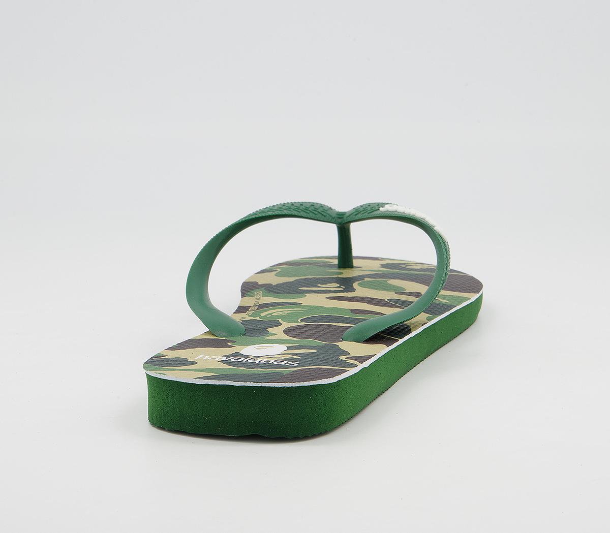 BAPE Bape X Havaianas Top Flip Flop BAPE Bape X Havaianas Top Flip Flop Green