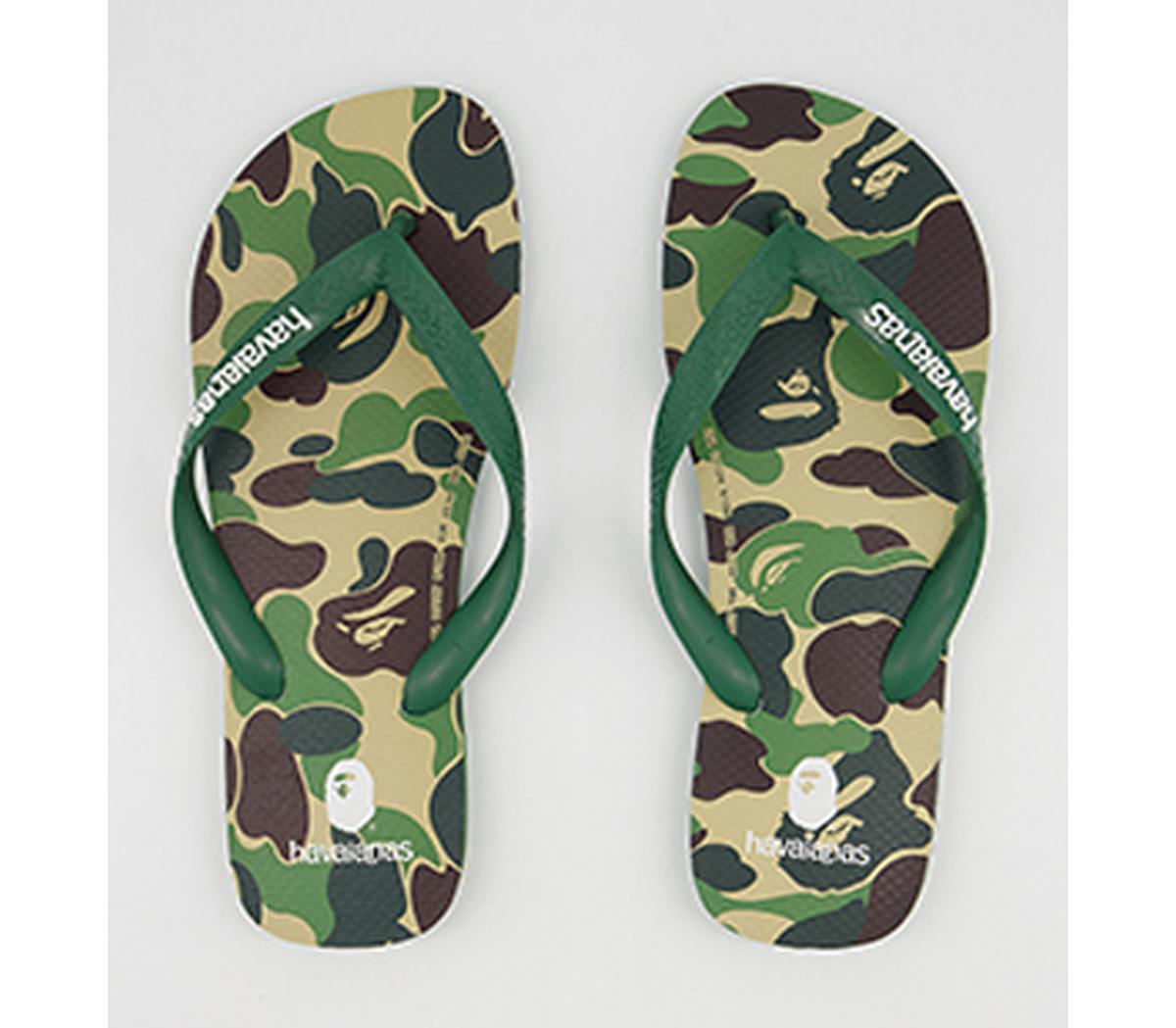 BAPE Bape X Havaianas Top Flip Flop BAPE Bape X Havaianas Top Flip Flop Green