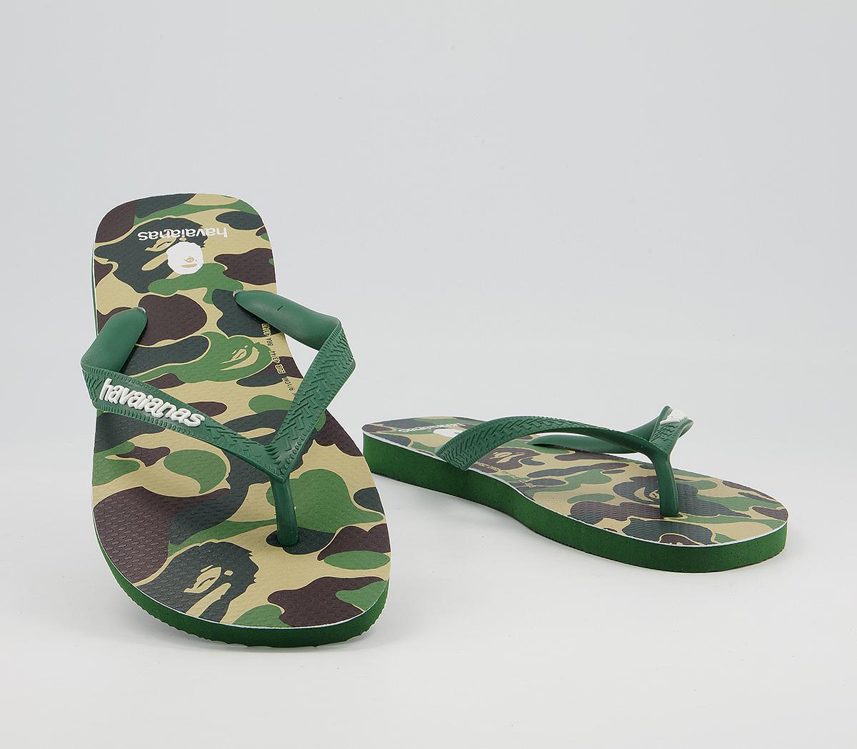 BAPE Bape X Havaianas Top Flip Flop BAPE Bape X Havaianas Top Flip Flop Green