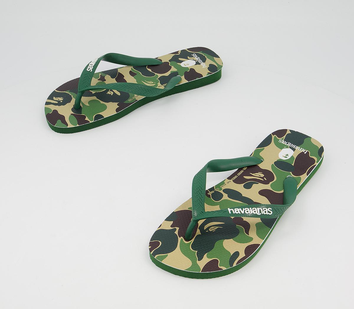 BAPE Bape X Havaianas Top Flip Flop BAPE Bape X Havaianas Top Flip Flop Green