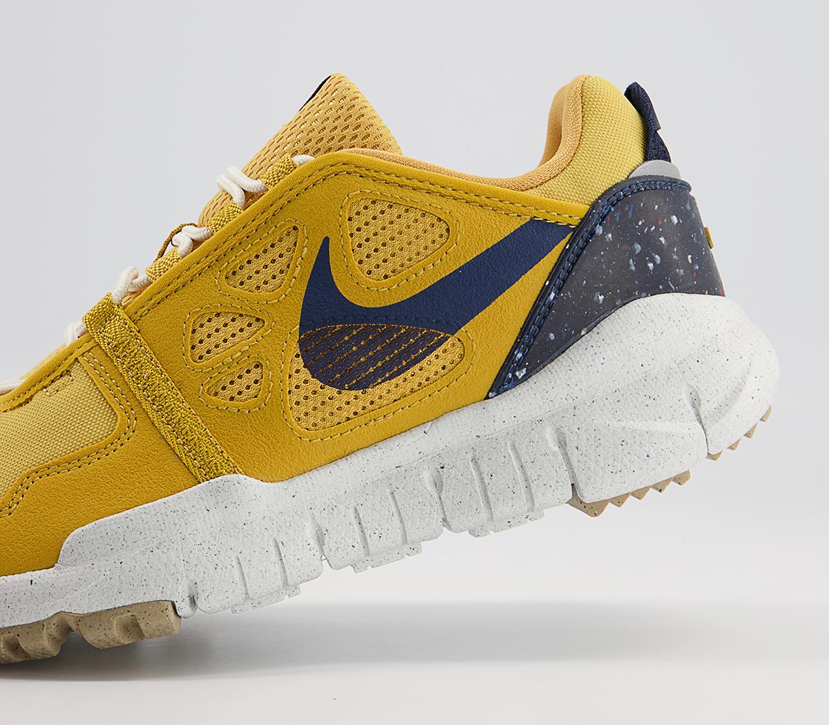 Nike Free Remastered Trainers Nike Free Remastered Trainers Sanded Gold Midnight Navy Goldtone