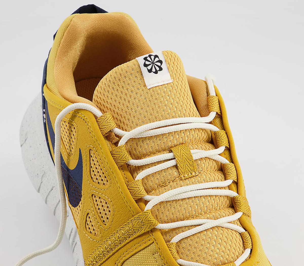 Nike Free Remastered Trainers Nike Free Remastered Trainers Sanded Gold Midnight Navy Goldtone