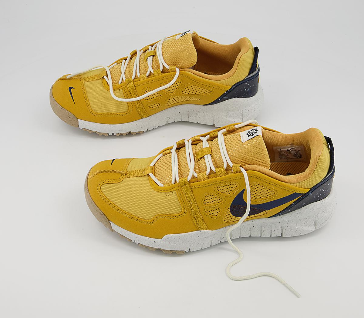 Nike Free Remastered Trainers Nike Free Remastered Trainers Sanded Gold Midnight Navy Goldtone