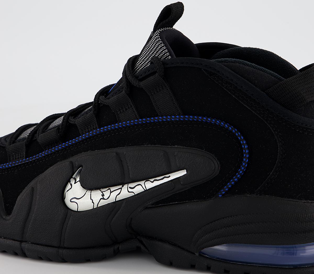 NikeAir Max Penny TrainersBlack Metallic Silver Varsity Royal White