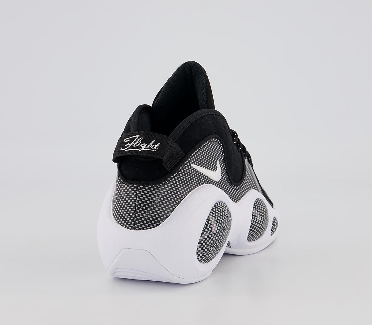 Nike Air Zoom Flight 95 Trainers Nike Air Zoom Flight 95 Trainers Black White Metallic Silver