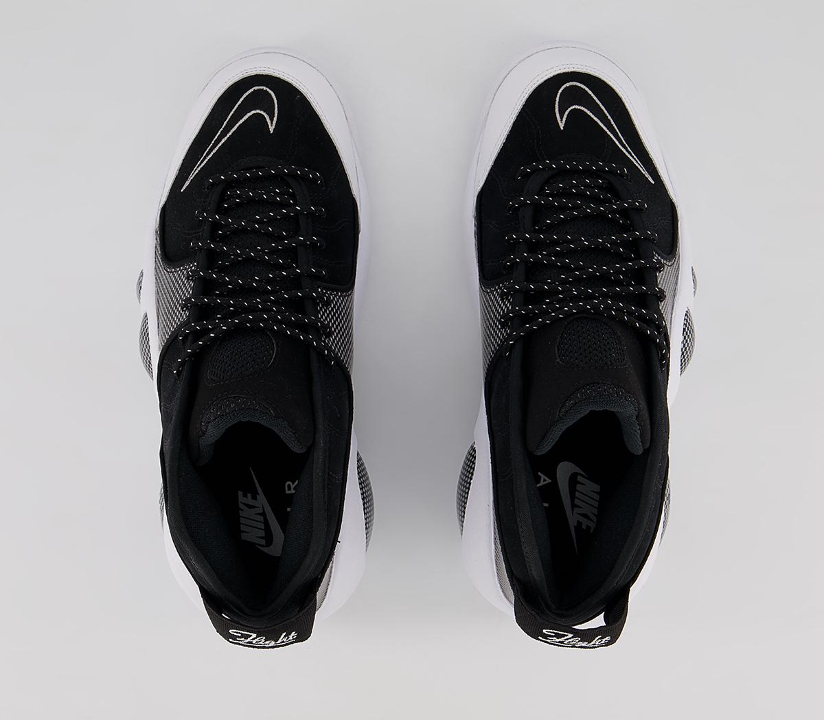 Nike Air Zoom Flight 95 Trainers Nike Air Zoom Flight 95 Trainers Black White Metallic Silver