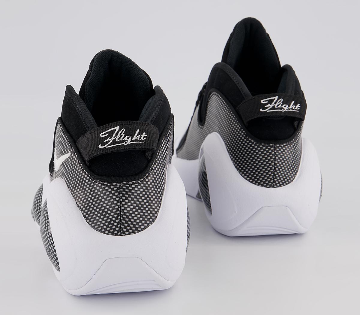 Nike Air Zoom Flight 95 Trainers Nike Air Zoom Flight 95 Trainers Black White Metallic Silver