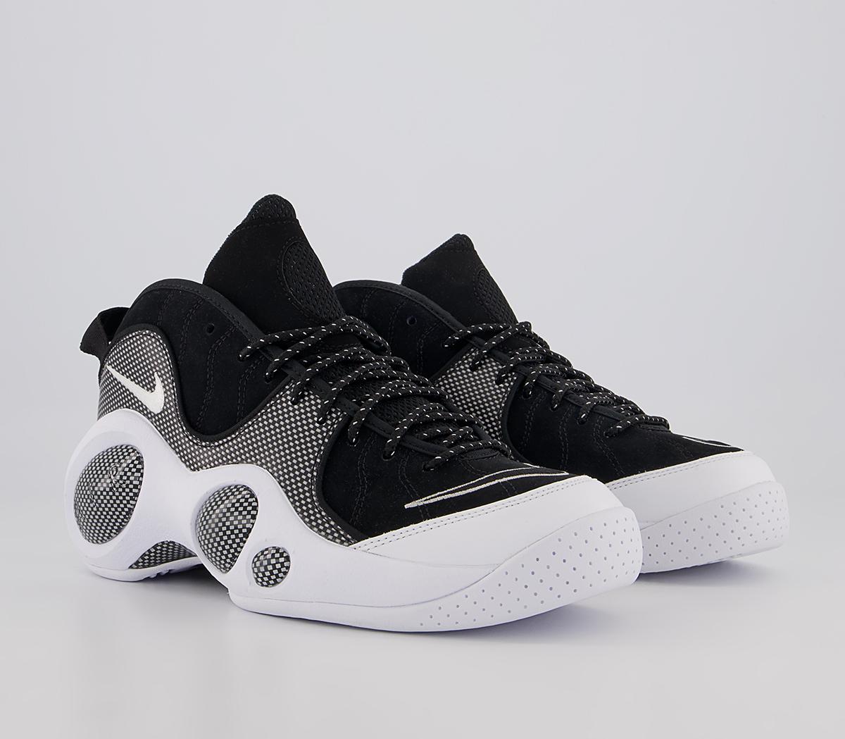 Nike Air Zoom Flight 95 Trainers Nike Air Zoom Flight 95 Trainers Black White Metallic Silver