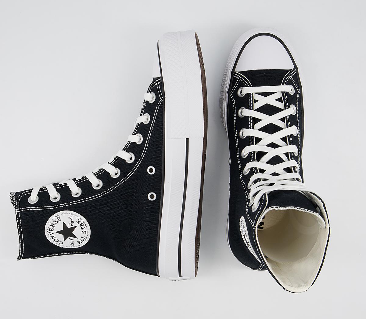 Converse Ctas Platform X-Hi Trainers Converse Ctas Platform X-Hi Trainers Black White