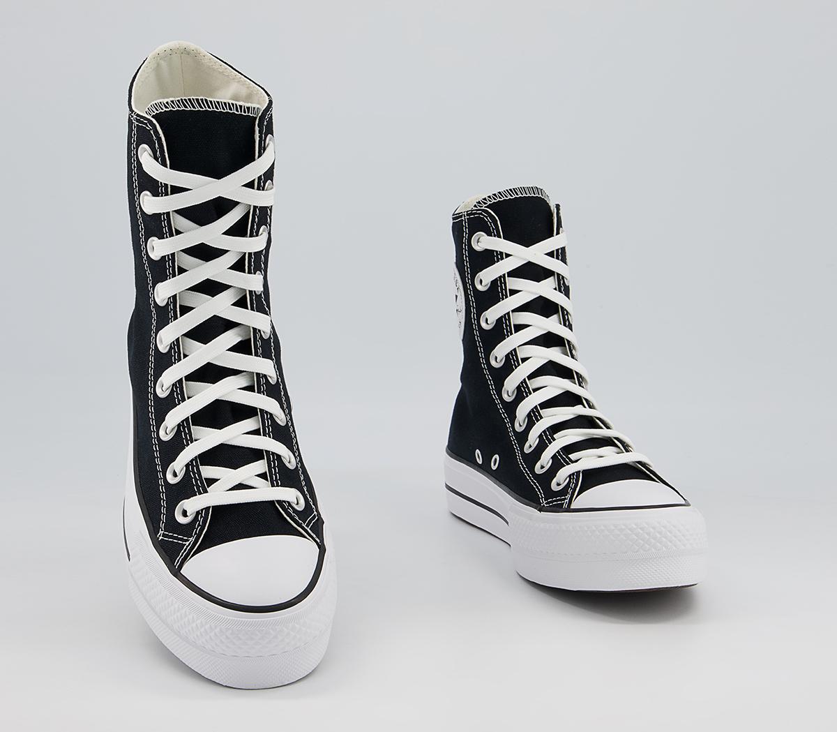 Converse Ctas Platform X-Hi Trainers Converse Ctas Platform X-Hi Trainers Black White