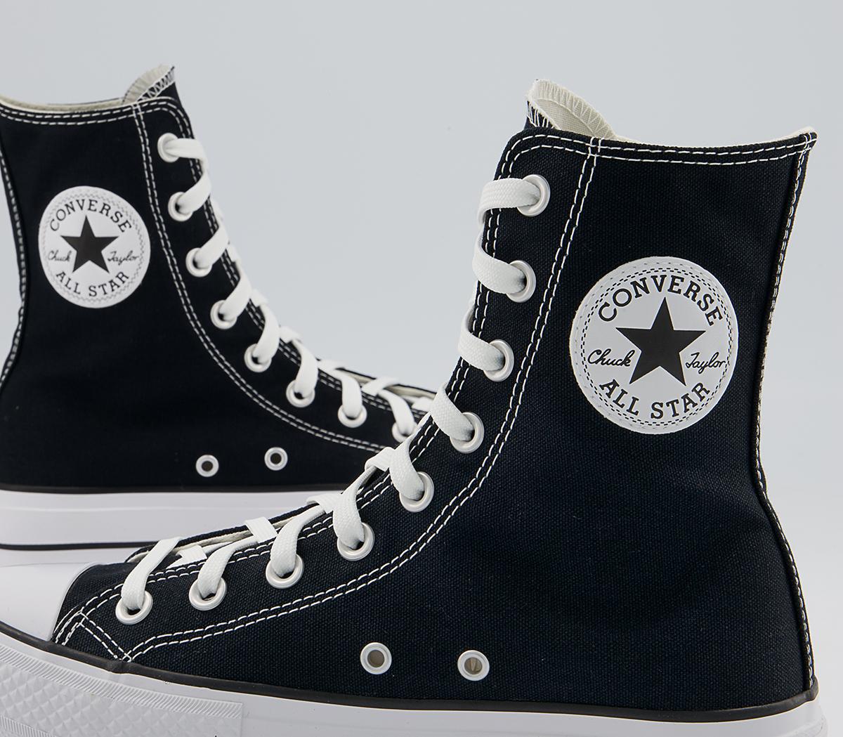 Converse Ctas Platform X-Hi Trainers Converse Ctas Platform X-Hi Trainers Black White