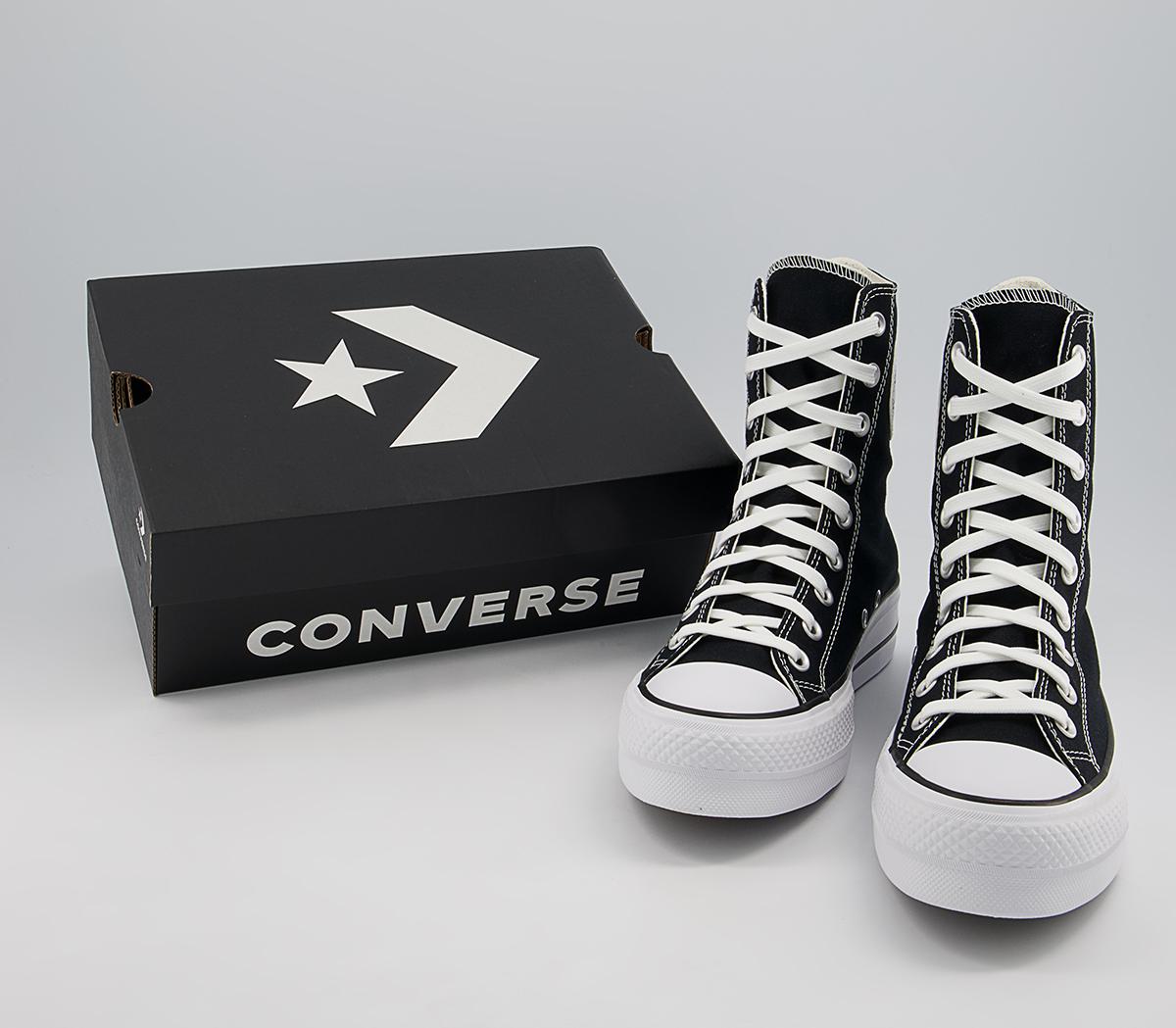 Converse Ctas Platform X-Hi Trainers Converse Ctas Platform X-Hi Trainers Black White