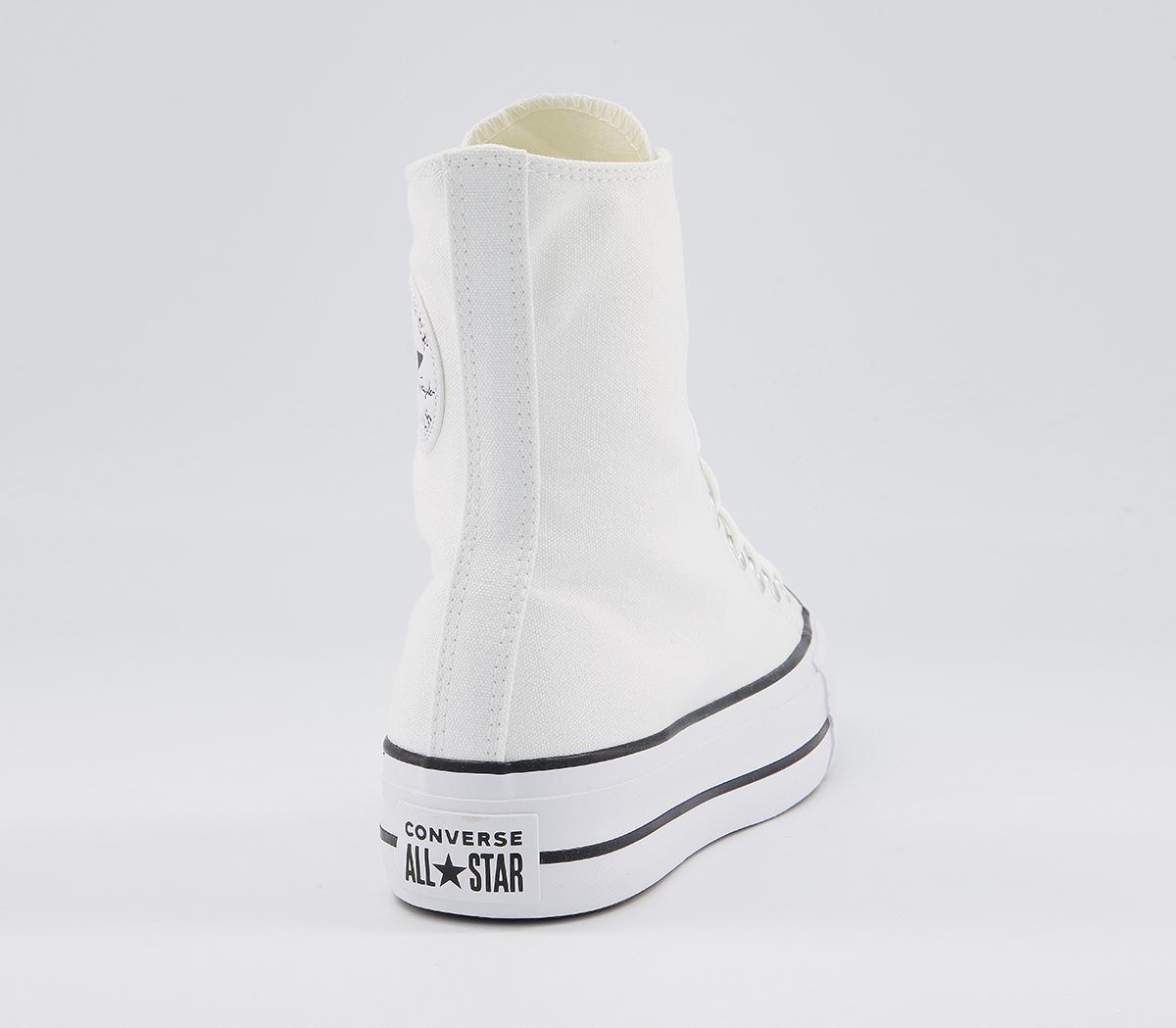Converse Ctas Platform X-Hi Trainers Converse Ctas Platform X-Hi Trainers White Black