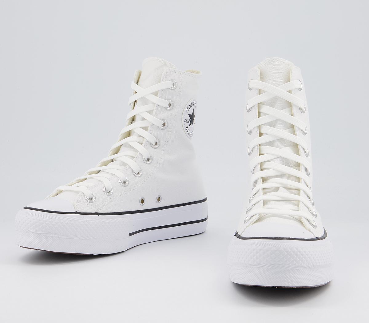 Converse Ctas Platform X-Hi Trainers Converse Ctas Platform X-Hi Trainers White Black