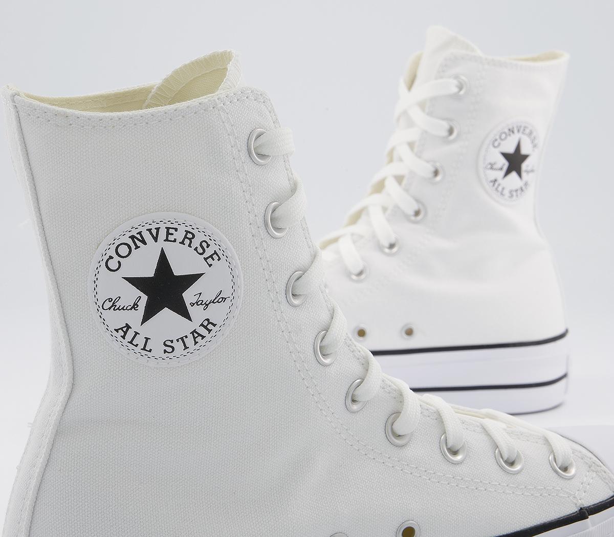 Converse Ctas Platform X-Hi Trainers Converse Ctas Platform X-Hi Trainers White Black