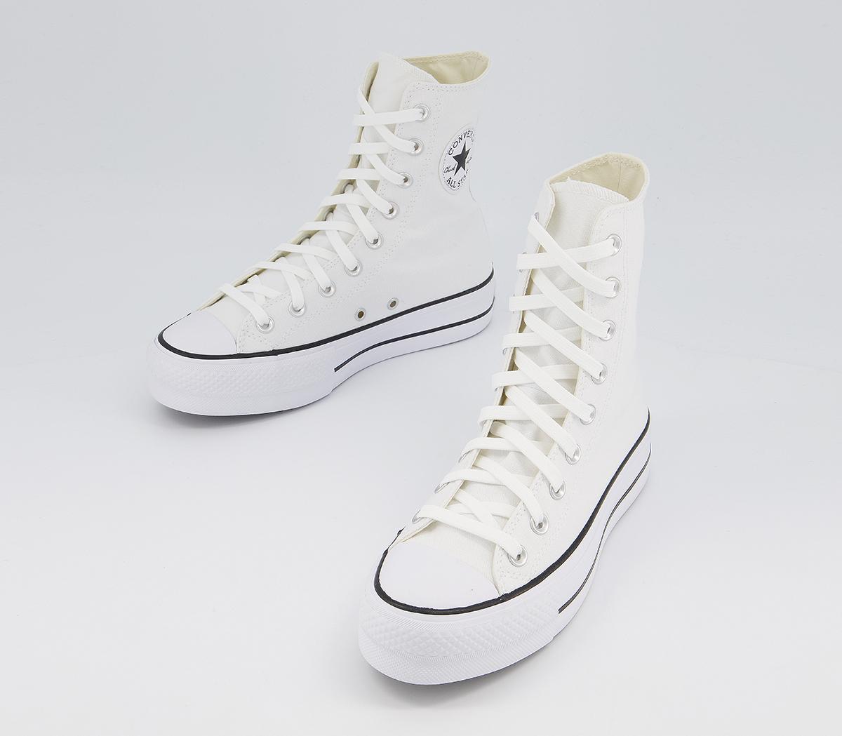 Converse Ctas Platform X-Hi Trainers Converse Ctas Platform X-Hi Trainers White Black