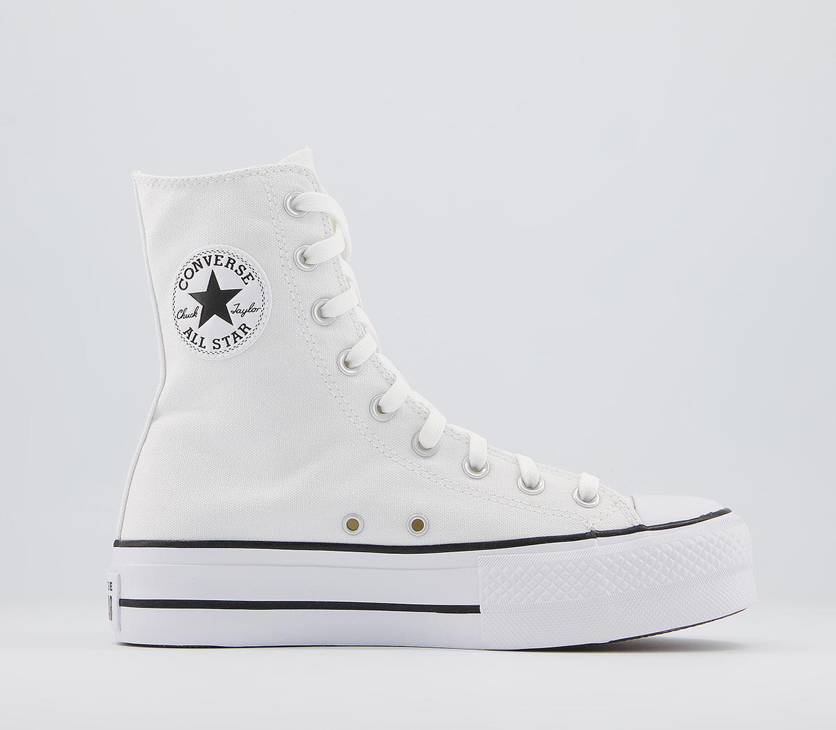 Converse Ctas Platform X-Hi Trainers Converse Ctas Platform X-Hi Trainers White Black
