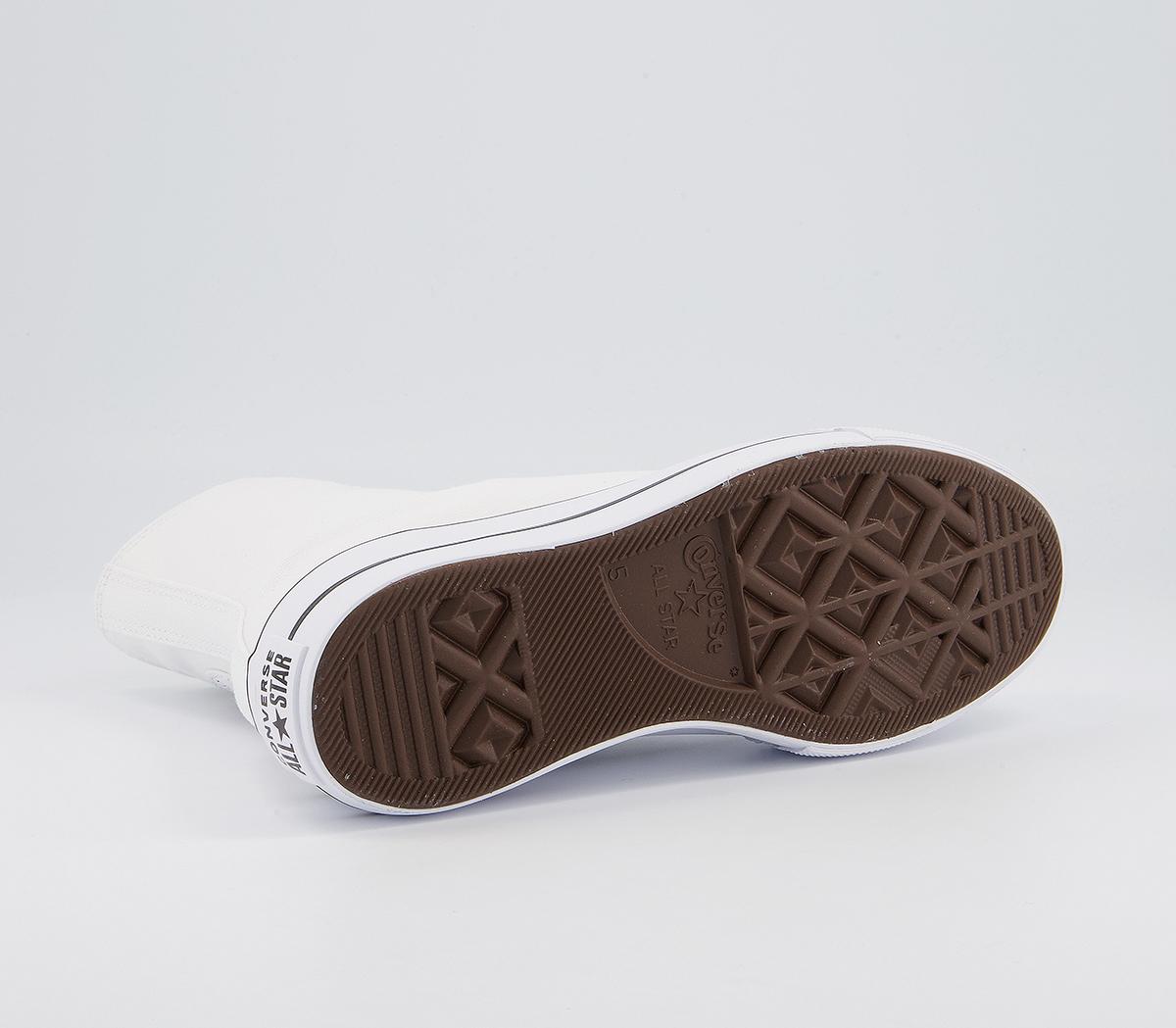Converse Ctas Platform X-Hi Trainers Converse Ctas Platform X-Hi Trainers White Black