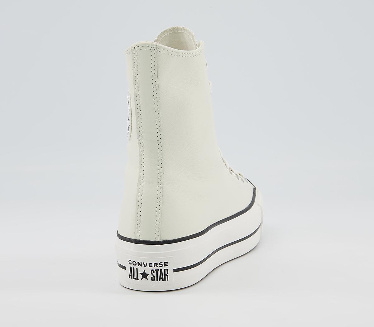 Converse Ctas Platform X-Hi Trainers Converse Ctas Platform X-Hi Trainers Egret White Black