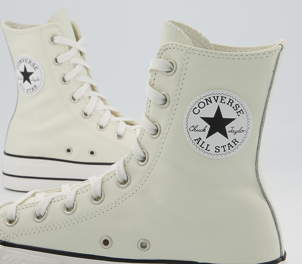 Converse Ctas Platform X-Hi Trainers Converse Ctas Platform X-Hi Trainers Egret White Black