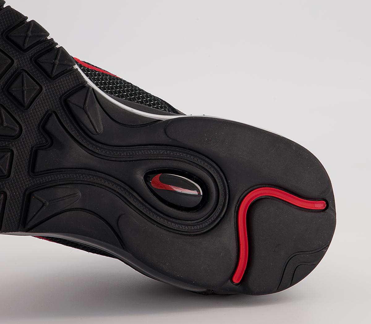 Nike Air Max 97 Trainers Nike Air Max 97 Trainers Black Univ Red White