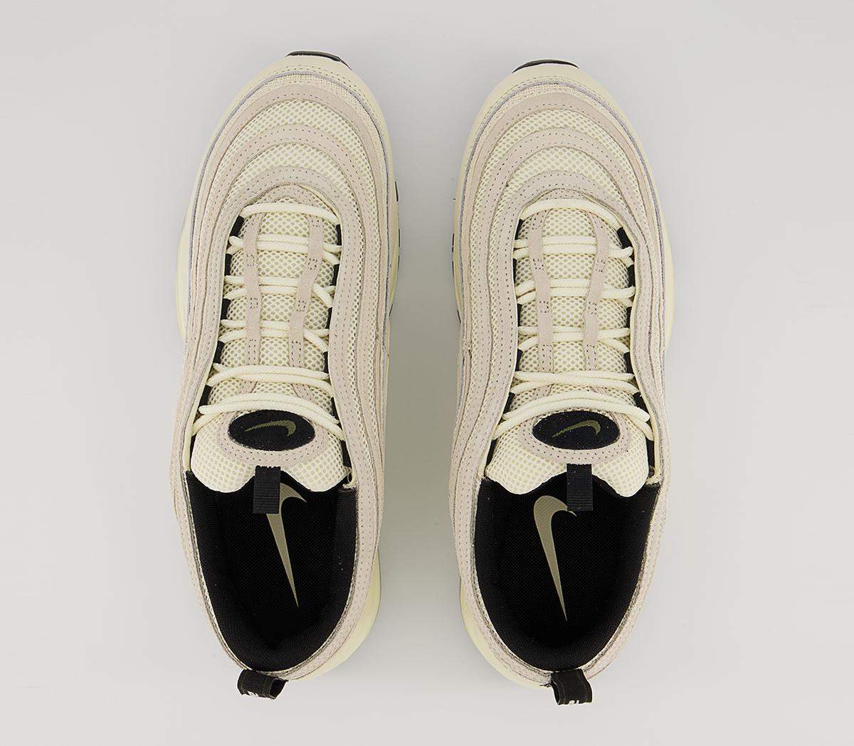 Nike Air Max 97 Trainers Nike Air Max 97 Trainers Coconut Milk Univ Red Black