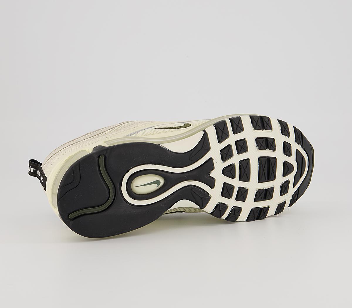 Nike Air Max 97 Trainers Nike Air Max 97 Trainers Coconut Milk Univ Red Black