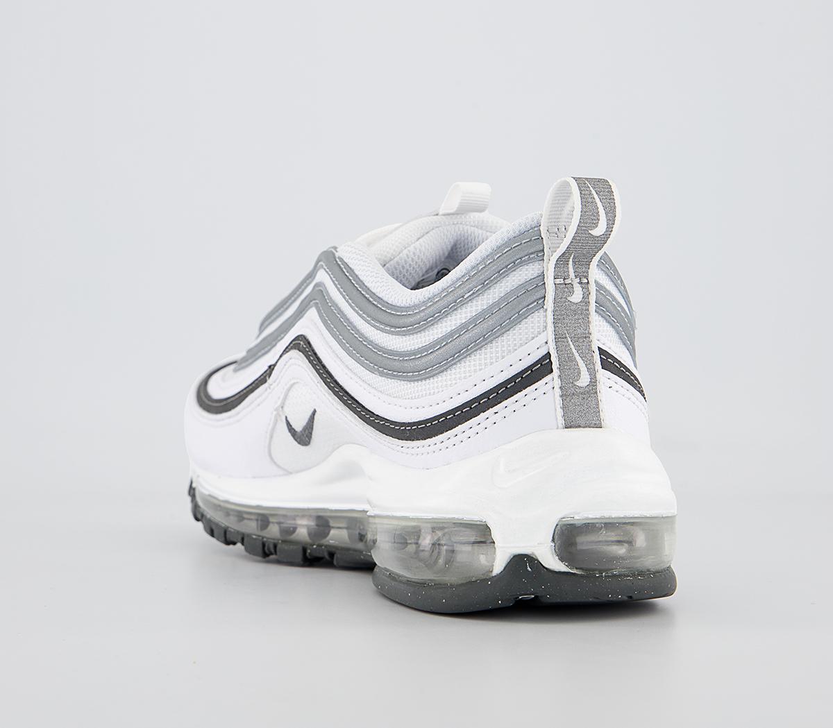 nike white air max 97 trainers