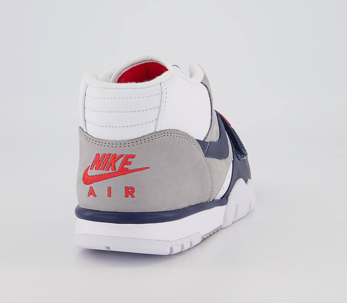 Nike Air Trainer 1 Nike Air Trainer 1 Whitemidnight Navymed Greychile Red
