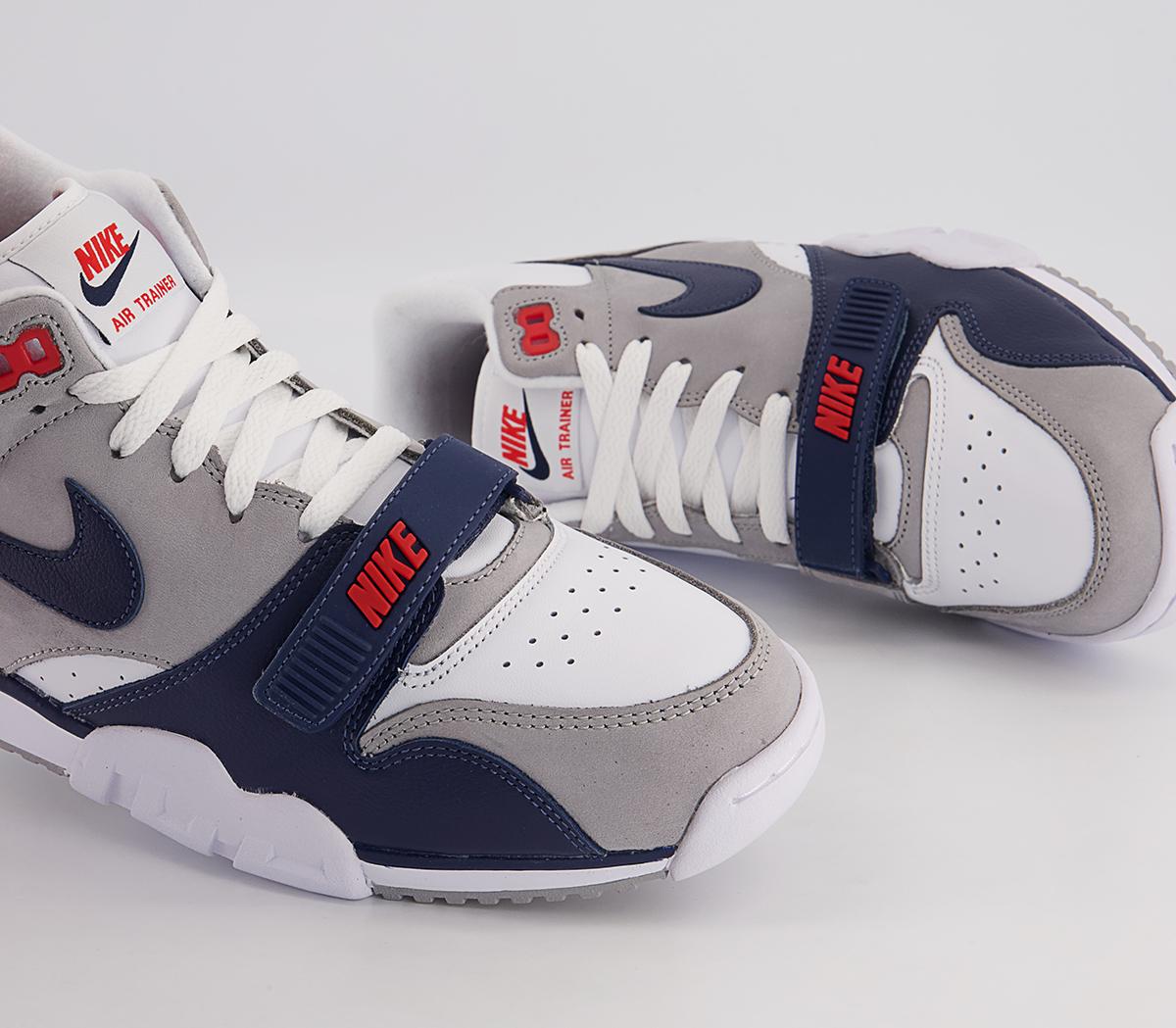 Nike Air Trainer 1 Nike Air Trainer 1 Whitemidnight Navymed Greychile Red