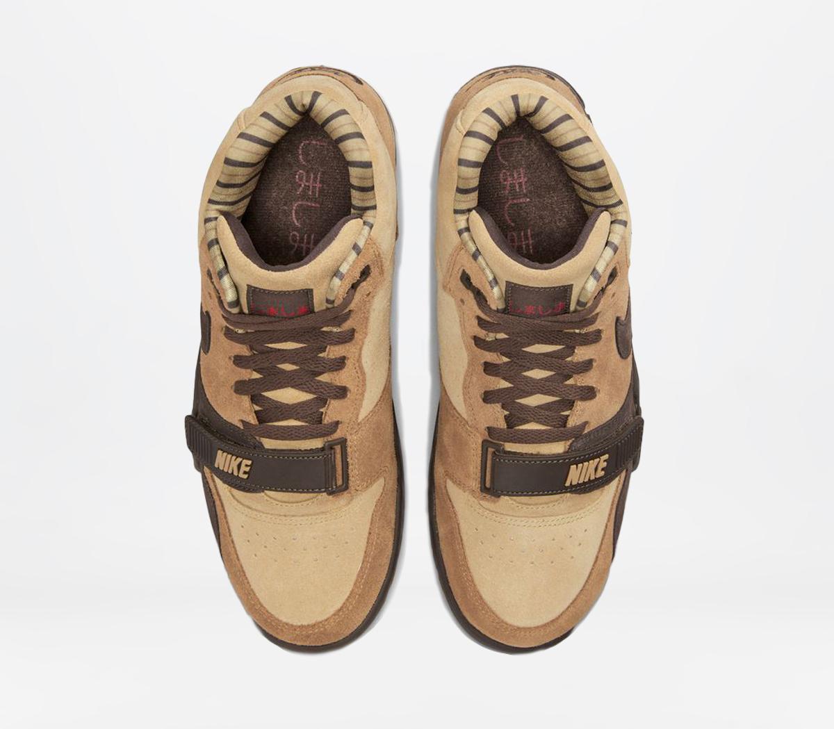 NikeAir Trainer 1 Hay Baroque Brown Taupe Varsity Red