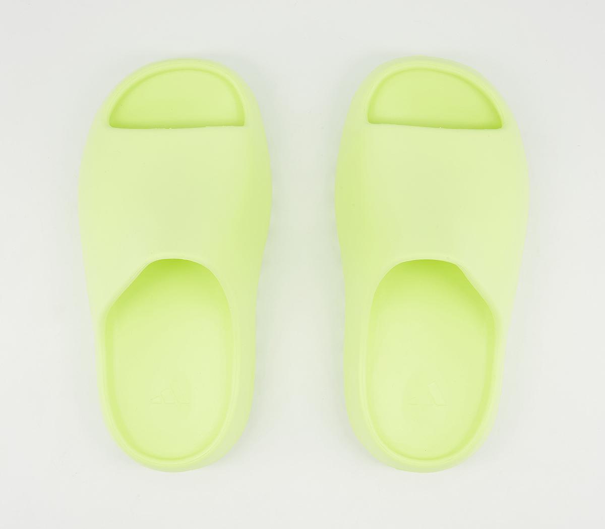 adidas Yeezy Yeezy Kids Slides Glow Green - Unisex
