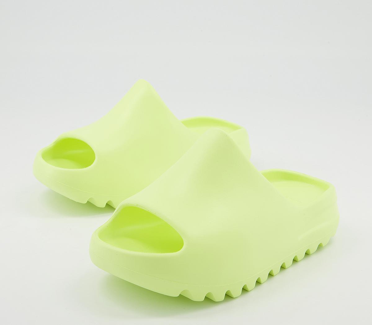 adidas YeezyYeezy Kids SlidesGlow Green