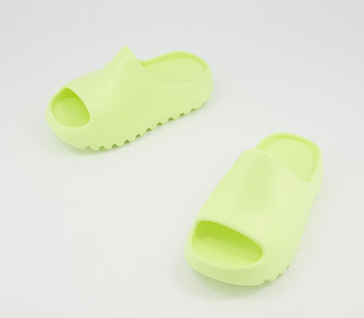 adidas YeezyYeezy Kids SlidesGlow Green