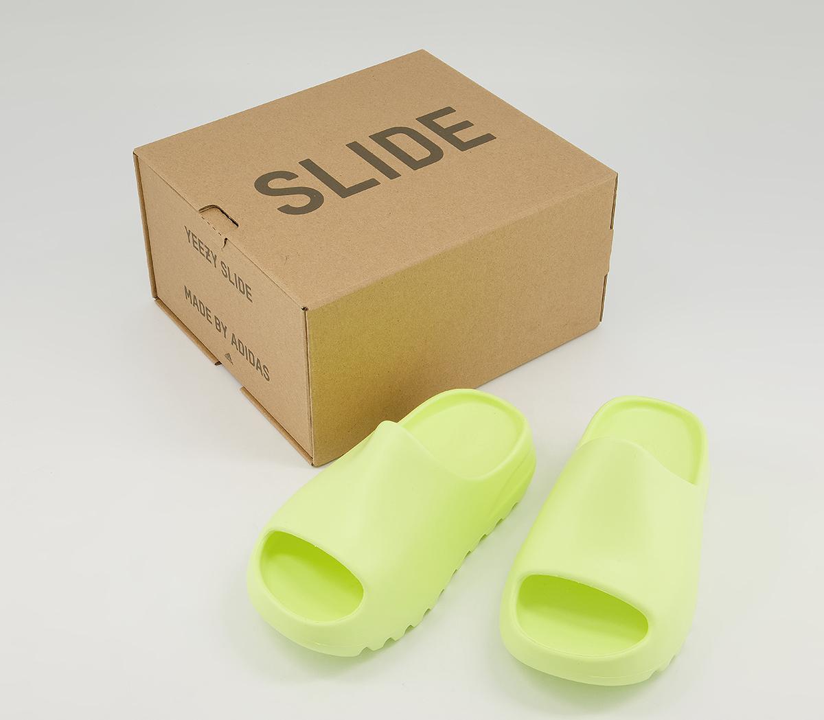 adidas YeezyYeezy Kids SlidesGlow Green