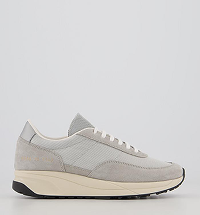 Common Projects Track 80 Metallic Trainers W Grey