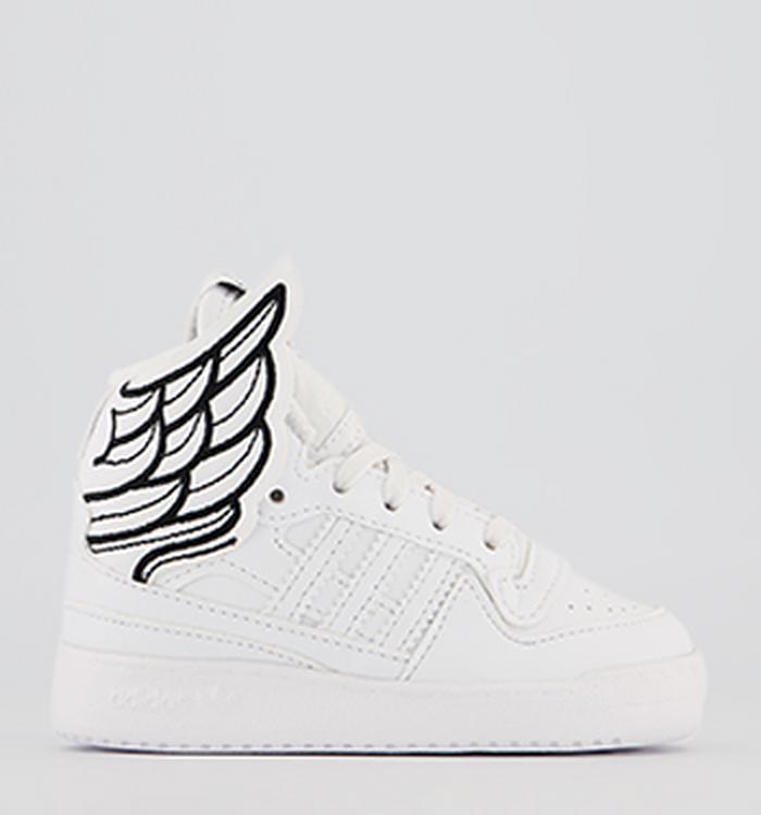 adidas Js New Wings Kids Trainers White White Core Black