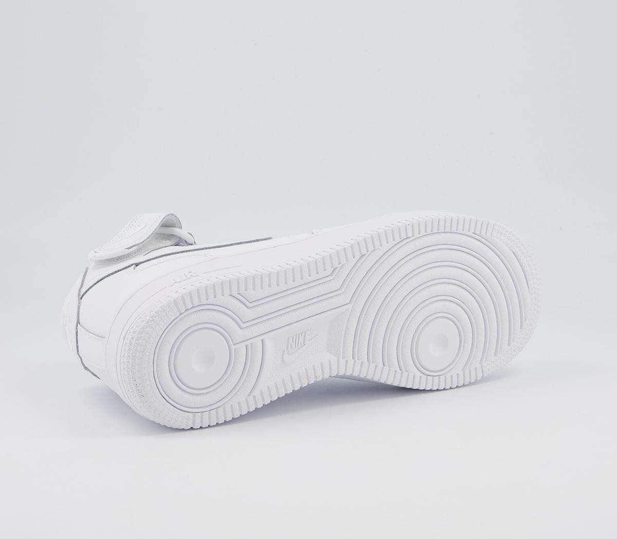 Nike Air Force 1 Mid Gs Trainers Nike Air Force 1 Mid Gs Trainers White